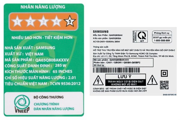 Smart Tivi QLED Samsung AI 4K 65 inch QA65Q80B