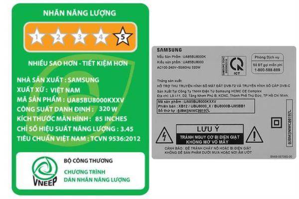 Smart Tivi Crystal UHD Samsung 4K 85 inch UA85BU8000