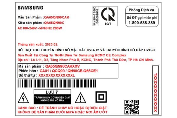 Smart Tivi Neo QLED Samsung AI 4K 65 inch QA65QN90C