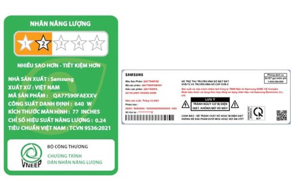 Smart Tivi OLED Samsung AI 4K 77 inch QA77S90F