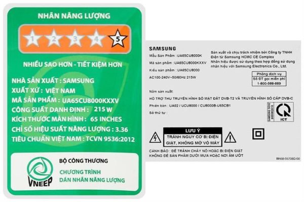 Smart Tivi Crystal UHD Samsung 4K 65 inch UA65CU8000