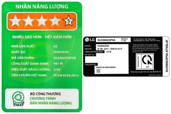 Smart Tivi OLED LG AI 4K 65 inch. 65C3PSA