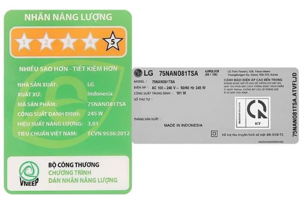 Smart Tivi NanoCell LG AI 4K 55 inch 55NANO76SQA