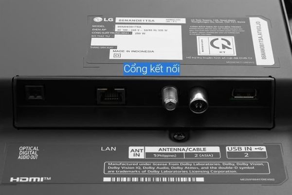 Smart Tivi NanoCell LG AI 4K 86 inch 86NANO81TSA