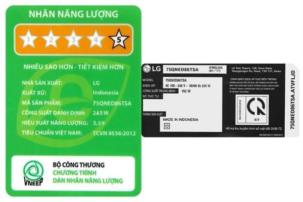 Smart Tivi QNED LG AI 4K 75 inch 75QNED86TSA